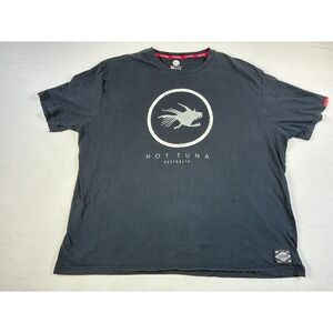 Hot Tuna Australia T-Shirt Mens 4XL Black Graphic Surf Tee Big‎ & Tall